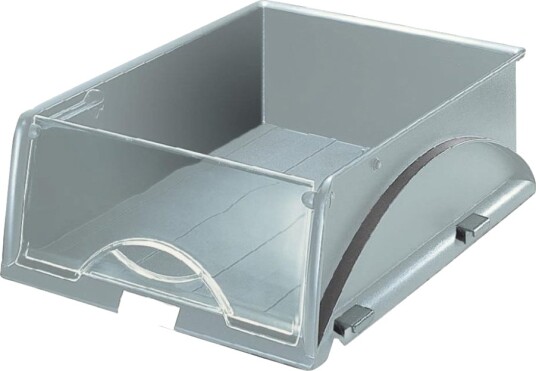 Esselte Leitz Leitz Sorty Oppbevaringskurv Din A4/C4 Grå Av Plast For Ekstra Bredder Opptil 253 X 326 Mm Ut   4 Stk 5231 00 85