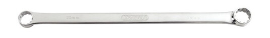 Ks Tools Chromeplus Dobbel Ringnøkkel 22X24mm XL i Krom-Molybden-Stål