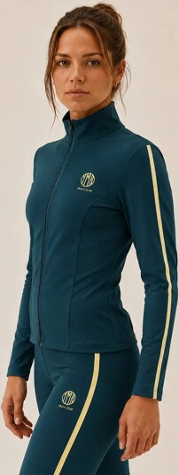 YMR Track Club Kvarnholmen Ladies Full Zip Grønn S