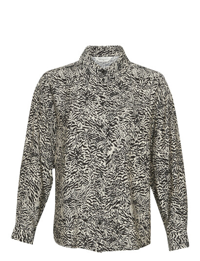 MSCH Copenhagen Mschamabella Shirt Aop - Brown - XS/S