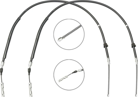RIDEX 124C1169 Tautrekk håndbremse RIDEX 124C1169 Tautrekk håndbremse