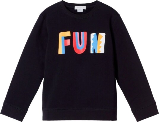 Stella McCartney Kids Collegegenser   Fun   Svart   Stella McCartney Kids   2 år 92   Collegegenser