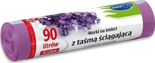 Stella Søppelsekker Lavendel 90 L Med Trekkbånd 10 Pk Stella Søppelsekker Lavendel 90 L Med Trekkbånd 10 Pk