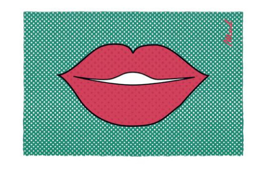 MADABOUTMATS Dørmatte Lips Scraper Purcy 50x75cm