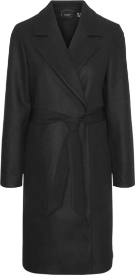 VERO MODA Fortuneaya Long Coat Black L