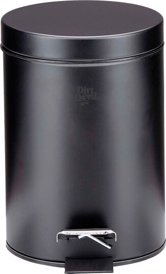 Dirt Devil pedalbøtte - 3L, svart, Ø16 cm