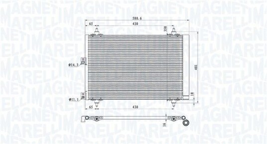 Kondensator MAGNETI MARELLI 350203920000