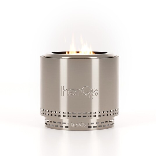 Herqs Smokeless Firepit Blaze - Elegant And Durable Fireplace Smokeless Flames Perfect For Large Gatherings