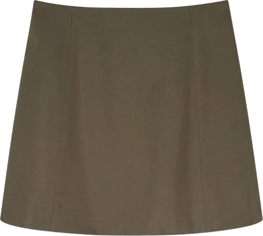 Mads Nørgaard Stretchy Nylon Roberta Skirt Brown 40 Mads Nørgaard Stretchy Nylon Roberta Skirt Brown 40