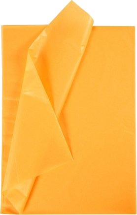 Diverse Silkepapir Ark 50X70 Cm 17 G Gul 10 Ark 1 Pk 