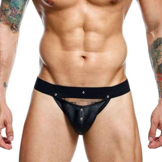 MaleBasics DNGEON Peekaboo Jockstrap - Svart -