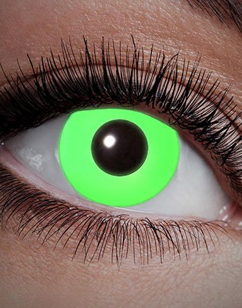 Zoelibat All Green GrønnUV/Blacklight Crazylinser