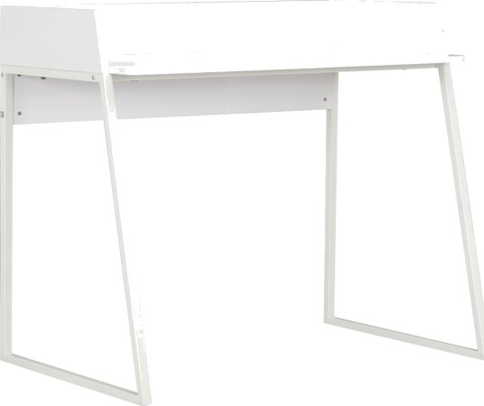 vidaXL Skrivebord hvit 90x60x88 cm