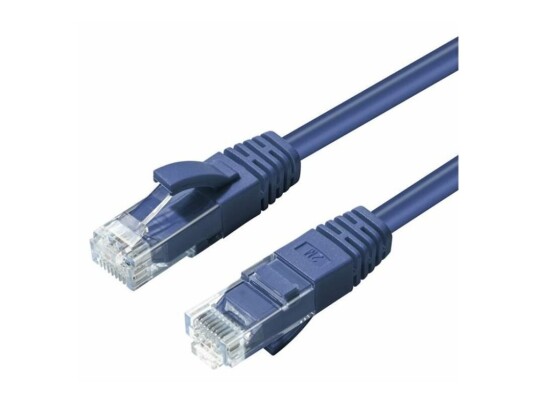 Microconnect Koblingskabel Rj-45 Hann Til Rj-45 Hann 15 Cm Utp Halogenfri Uten Hindringer Blå