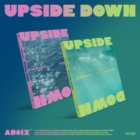 AB6IX Upside Down Photobook Version incl. 60pg Photobook, Photocard, Special Photocard, Sticker, Mini Poster + Photo Postcard CD