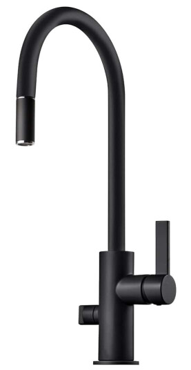 Tapwell Arm885 Uttrekk+Avstengning Svart Matt (TA-9423535)