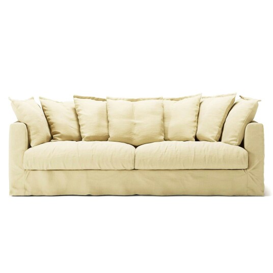 Decotique Le Grand Air 3 Seater Sofa Linen Morning Glow