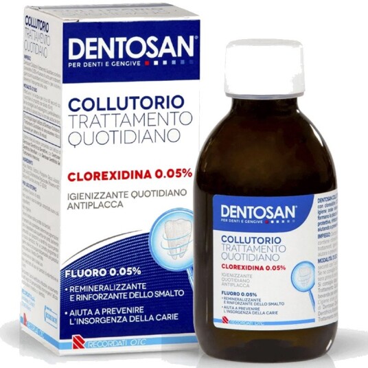Dentosan Daily Treatment Munnskyll med 0,05 % Chlorhexidin & Fluorid (200 ml)