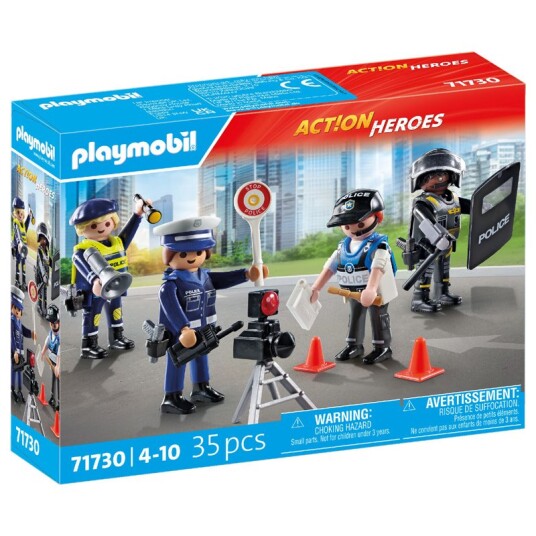 PLAYMOBIL Action Heroes Politifigurer Sett 71730