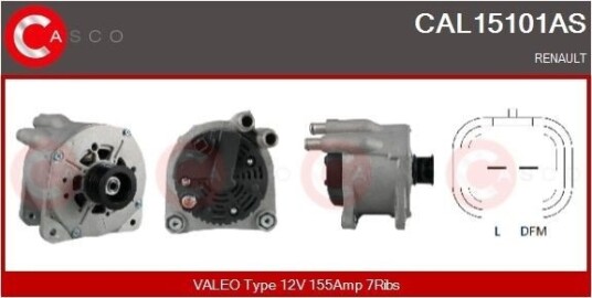 CASCO CAL15101AS Dynamo