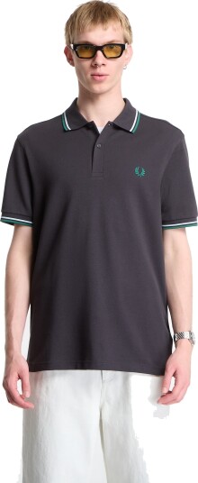 Fred Perry The Twin Tipped Fp Shirt Grey M