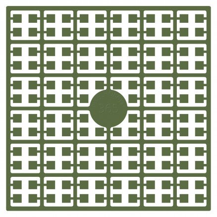 Pixelhobby Midi Perler 365 Mørkegrå Avokado 2x2mm 144 pixels