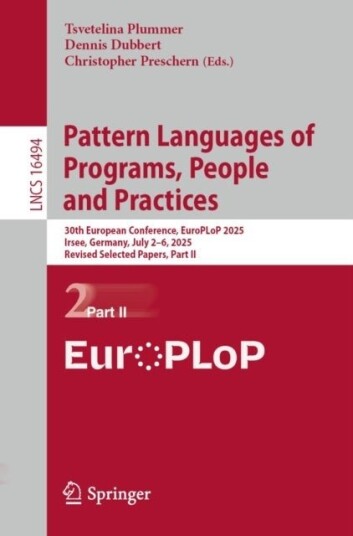 Pattern Languages of Programs People and Practices