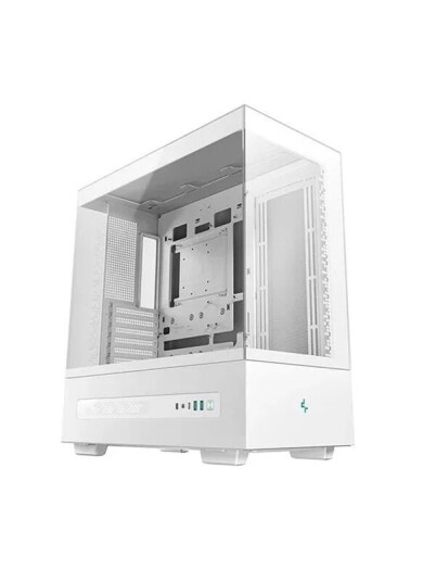 DeepCool CH690 Digital Tower Kabinett Hvit med Herdet Glass DeepCool CH690 Digital Tower Kabinett Hvit med Herdet Glass