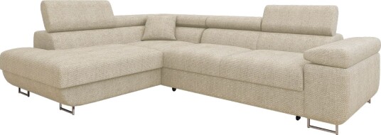 Gabina Sofa med Sjeselong 3 seter Beige Gabina Sofa med Sjeselong 3 seter Beige