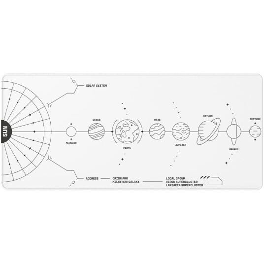 Dark Project Musematte 900x400mm Nova White Dark Project Musematte 900x400mm Nova White