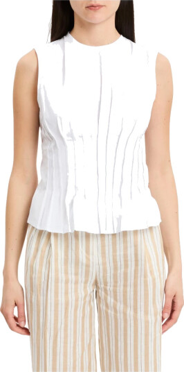Semicouture Dame Topper Hvit S,