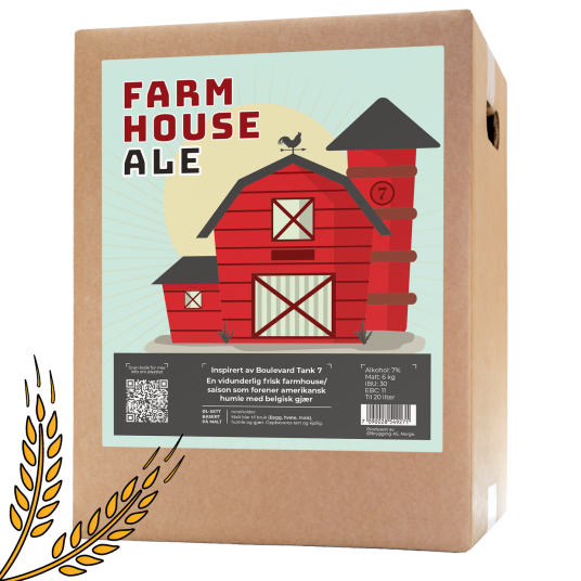 Ølbrygging As Farmhouse Ale allgrain ølsett frisk humlet farmhouse/saison