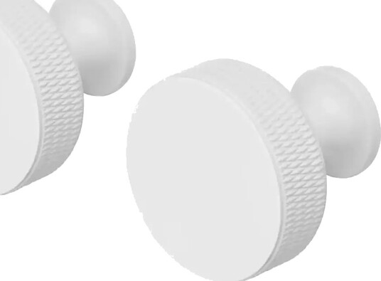 Blomus Set Of 2 Wall Hooks   Ø 3 Cm   Rof   White   White   ONE SIZE