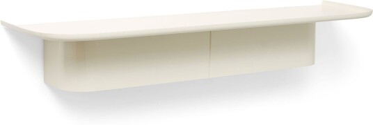 Hay Korpus Shelf L W90xd25xh14 Cream Vegghyller Andreas Bergsaker Beige Metall