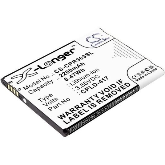 Coolpad Batteri (2200 mAh 3.85 V, Sort) passende til Coolpad Defiant Coolpad Batteri (2200 mAh 3.85 V, Sort) passende til Coolpad Defiant