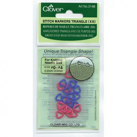 Clover Marking Rings Triangular Størrelse XS 24 stk