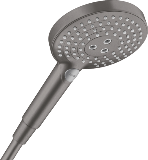 Hansgrohe Raindance Select S Hånddusj 3jet, Børstet Sort Krom Hansgrohe Raindance Select S Hånddusj 3jet, Børstet Sort Krom