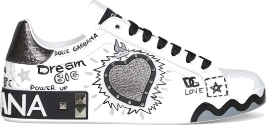 Dolce & Gabbana Herre Sko Hvit 45 EU, Dolce & Gabbana Herre Sko Hvit 45 EU,