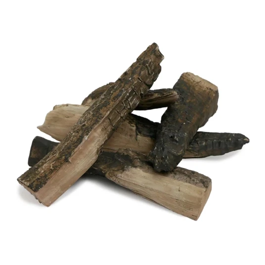 Scandiflames Keramisk Ved Realistiske 5 Stk Scandiflames Keramisk Ved Realistiske 5 Stk