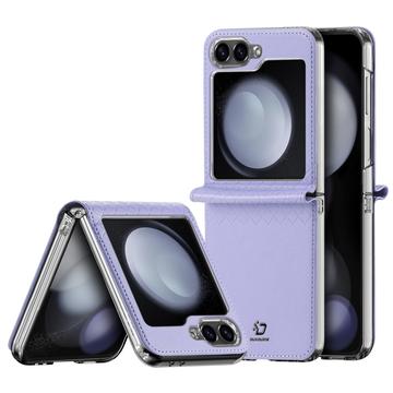 Samsung Galaxy Z Flip6 Dux Ducis Bril Flip-deksel Lilla