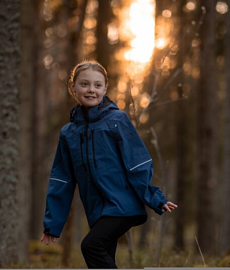 Lindberg Kids" Drammen Shell Jacket Blue 130 Lindberg Kids" Drammen Shell Jacket Blue 130