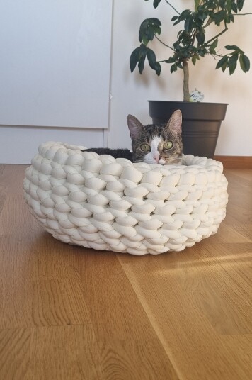 Jotex Hunde/katteseng ø 35 Cm Naturhvit BOWIE 210990501XS