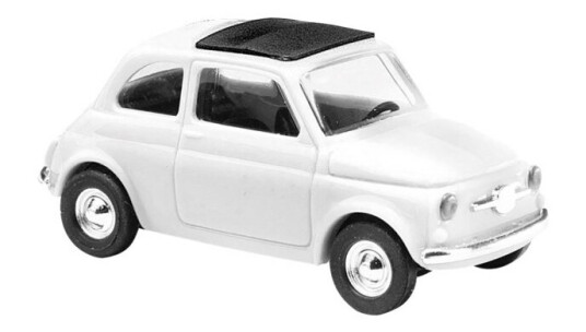Busch 60208 H0 Personbil Model Fiat 500 Foldetag