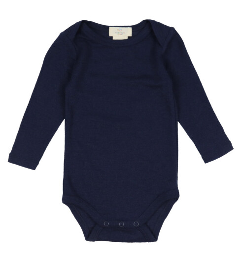 Copenhagen Colors Body L/æ Ull Navy 68 Langermet Body Blå 62