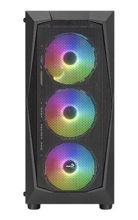 Aerocool Falcon ARGB Mid Tower Kabinett med Herdet Glass Svart Aerocool Falcon ARGB Mid Tower Kabinett med Herdet Glass Svart