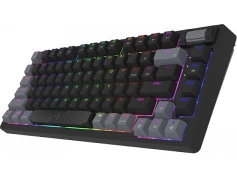 Aqirys Mekanisk Tastatur 75% 81 Taster Med Ledning Adara Mini Svart Grå GA KB 2 Aqirys Mekanisk Tastatur 75% 81 Taster Med Ledning Adara Mini Svart Grå GA KB 2