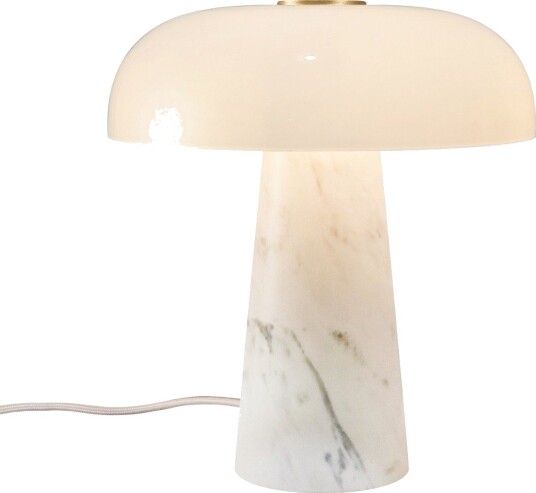 Glossy Mini Bordlampe Høyde 24 Cm Hvit