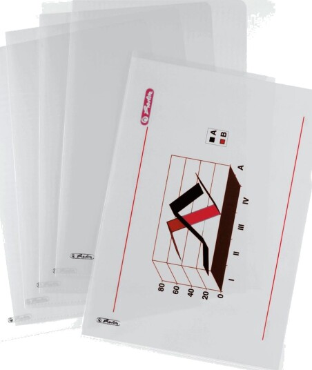 Herlitz Plastlommer A4 100 stk Transparent