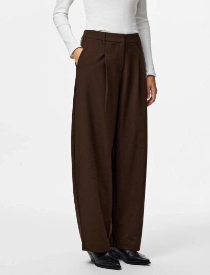 Pieces Pcbosella Mw Barrel Pants Noos Bc Brown S Pieces Pcbosella Mw Barrel Pants Noos Bc Brown S