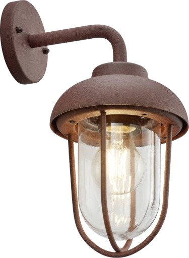 Trio Lighting Duero utelys vegg rust Trio Lighting Duero utelys vegg rust
